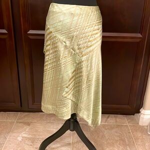 M-A-G by Magaschoni Asymmetrical Silk Skirt Size 2